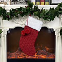 Christmas Knitted Socks Gift Bag Christmas Gift Bag Christmas Ornament Supplies Pendant 4018cm