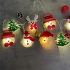 Christmas LED Fairy String Lights Snowman Santa Claus Deer Battery / USB String Lights 1.5M-10LEDs 3M-20LEDs Christmas Tree New Year Holiday Party Garden Home Decorations miniinthebox