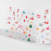 Christmas Nail Art With Diamond Stickers 3D Santa Cartoon Stickers Snowflake Stickers Nail Art Stickers Waterproof Decals