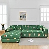 Christmas Pattern 1-Piece Sofa Cover Couch Cover Furniture Protector Soft Stretch Sofa Slipcover Spandex Fabric Super Fit for 1~4 Cushion Couch and L Shape Sofa, Easy to Install(1 Free Cushion Cover)