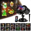 Christmas Projector Lights with 12 Slides Patterns LED Disco Light Night Scape Lighting Outdoor Party Waterproof Lights Garden Landscape Lamp Holiday Birthday Wedding Party Christmas Valentine