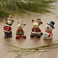 Christmas Resin Crafts Ornaments Office Desk Decorations Christmas Gifts