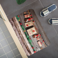 Christmas Rug Christmas Gift Hallway Carpets and Rugs for Bedroom Living Room Carpet Kitchen Bathroom Anti-Slip Floor Mats