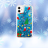 Christmas Santa Claus Flowing Liquid Pattern Case For Apple iPhone 11 Pro Max 8 Plus 7 Plus 6 Plus Max Back Cover