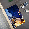 Christmas Santa Claus Holiday Party Christmas Tree Elk Snowflake Candle Gift Firepla Pattern Rug Door Mat Hallway Carpets Area Rugs for Bedroom Living Room Carpet Kitchen Bathroom Anti-Slip Floor Mats