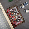 Christmas Santa Claus Holiday Party Christmas Tree Elk Snowflake Candle Gift Firepla Pattern Rug Door Mat Hallway Carpets Area Rugs for Bedroom Living Room Carpet Kitchen Bathroom Anti-Slip Floor Mats