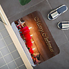 Christmas Santa Claus Holiday Party Christmas Tree Elk Snowflake Candle Gift Firepla Pattern Rug Door Mat Hallway Carpets Area Rugs for Bedroom Living Room Carpet Kitchen Bathroom Anti-Slip Floor Mats