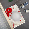 Christmas Santa Claus Holiday Party Christmas Tree Elk Snowflake Candle Gift Firepla Pattern Rug Door Mat Hallway Carpets Area Rugs for Bedroom Living Room Carpet Kitchen Bathroom Anti-Slip Floor Mats