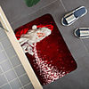 Christmas Santa Claus Holiday Party Christmas Tree Elk Snowflake Candle Gift Firepla Pattern Rug Door Mat Hallway Carpets Area Rugs for Bedroom Living Room Carpet Kitchen Bathroom Anti-Slip Floor Mats