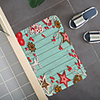 Christmas Santa Claus Holiday Party Christmas Tree Elk Snowflake Candle Gift Firepla Pattern Rug Door Mat Hallway Carpets Area Rugs for Bedroom Living Room Carpet Kitchen Bathroom Anti-Slip Floor Mats