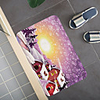 Christmas Santa Claus Holiday Party Christmas Tree Elk Snowflake Candle Gift Firepla Pattern Rug Door Mat Hallway Carpets Area Rugs for Bedroom Living Room Carpet Kitchen Bathroom Anti-Slip Floor Mats