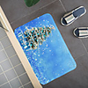 Christmas Santa Claus Holiday Party Christmas Tree Elk Snowflake Candle Gift Firepla Pattern Rug Door Mat Hallway Carpets Area Rugs for Bedroom Living Room Carpet Kitchen Bathroom Anti-Slip Floor Mats