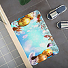 Christmas Santa Claus Holiday Party Christmas Tree Elk Snowflake Candle Gift Firepla Pattern Rug Door Mat Hallway Carpets Area Rugs for Bedroom Living Room Carpet Kitchen Bathroom Anti-Slip Floor Mats