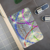 Christmas Santa Claus Holiday Party Christmas Tree Elk Snowflake Candle Gift Firepla Pattern Rug Door Mat Hallway Carpets Area Rugs for Bedroom Living Room Carpet Kitchen Bathroom Anti-Slip Floor Mats