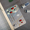 Christmas Santa Claus Holiday Party Christmas Tree Elk Snowflake Candle Gift Firepla Pattern Rug Door Mat Hallway Carpets Area Rugs for Bedroom Living Room Carpet Kitchen Bathroom Anti-Slip Floor Mats