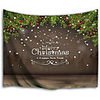 Christmas Santa Claus Holiday Party Wall Tapestry Art Decor Blanket Curtain Picnic Tablecloth Hanging Home Bedroom Living Room Dorm Decoration Christmas Gift Letter Polyester Views