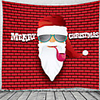 Christmas Santa Claus Holiday Party Wall Tapestry Art Decor Blanket Curtain Picnic Tablecloth Hanging Home Bedroom Living Room Dorm Decoration Christmas Old Man
