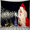 Christmas Santa Claus Holiday Party Wall Tapestry Art Decor Blanket Curtain Picnic Tablecloth Hanging Home Bedroom Living Room Dorm Decoration Christmas Old Man