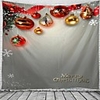 Christmas Santa Claus Holiday Party Wall Tapestry Art Decor Blanket Curtain Picnic Tablecloth Hanging Home Bedroom Living Room Dorm Decoration Christmas Tree Decorative Colored Balls