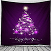 Christmas Santa Claus Holiday Party Wall Tapestry Art Decor Blanket Curtain Picnic Tablecloth Hanging Home Bedroom Living Room Dorm Decoration Christmas Tree