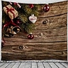 Christmas Santa Claus Holiday Party Wall Tapestry Art Decor Blanket Curtain Picnic Tablecloth Hanging Home Bedroom Living Room Dorm Decoration Christmas Tree Gift Fireplace