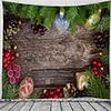 Christmas Santa Claus Holiday Party Wall Tapestry Art Decor Blanket Curtain Picnic Tablecloth Hanging Home Bedroom Living Room Dorm Decoration Christmas Tree Gift Fireplace