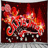 Christmas Santa Claus Holiday Party Wall Tapestry Art Decor Blanket Curtain Picnic Tablecloth Hanging Home Bedroom Living Room Dorm Decoration Christmas Tree Gift Fireplace