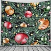 Christmas Santa Claus Holiday Party Wall Tapestry Art Decor Blanket Curtain Picnic Tablecloth Hanging Home Bedroom Living Room Dorm Decoration Christmas Tree Gift Polyester