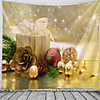Christmas Santa Claus Holiday Party Wall Tapestry Art Decor Blanket Curtain Picnic Tablecloth Hanging Home Bedroom Living Room Dorm Decoration Christmas Tree Gift Polyester