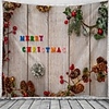 Christmas Santa Claus Holiday Party Wall Tapestry Art Decor Blanket Curtain Picnic Tablecloth Hanging Home Bedroom Living Room Dorm Decoration Christmas Tree Hazelnuts