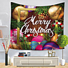 Christmas Santa Claus Holiday Party Wall Tapestry Art Decor Blanket Curtain Picnic Tablecloth Hanging Home Bedroom Living Room Dorm Decoration Polyester Christmas Gift Christmas Decoration