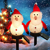 Christmas Santa Claus Night Lights Outdoor Solar Power 3D Santa Claus Led Light IP65 Waterproof Garden Lamp For Yard Path Road Lawn Decor Xmas New Year Lighting miniinthebox