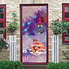 Christmas Self-adhesive Creative Door Stickers Living Room Diy Decoration Home Waterproof Wall Stickers