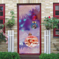 Christmas Self-adhesive Creative Door Stickers Living Room Diy Decoration Home Waterproof Wall Stickers