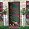 Christmas Self-adhesive Creative Door Stickers Living Room Diy Decoration Home Waterproof Wall Stickers