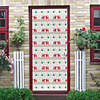 Christmas Self-adhesive Creative Door Stickers Living Room Diy Decoration Home Waterproof Wall Stickers