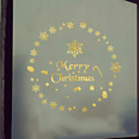 Christmas Snowflake DIY Wall Stickers Decorative Wall Stickers,  PVC Home Decoration Wall Decal Wall Decoration / Removable