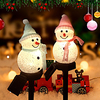 Christmas Snowman Light Solar Power Waterproof 3D Garden Lamp Christmas Lighting Outdoor Garden Lawn Path Lamp Spotlight Garden Road Path Decorative Lighting miniinthebox