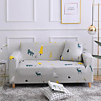 Christmas Tree 1-Piece Sofa Cover Couch Cover Furniture Protector Soft Stretch Slipcover Spandex Jacquard Fabric Super Fit for 1~4 Cushion Couch and L Shape Sofa, Easy to Install(1 Free Cushion Cover)