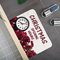 Christmas Tree Rug Christmas Gift Hallway Carpets and Rugs for Bedroom Living Room Carpet Kitchen Bathroom Anti-Slip Floor Mats