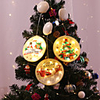 Christmas Window Decoration LED String Lamp Flexible Hanging 1pc Sucker for Window Christmas Tree Show Window Decoration Lighting Battery Powered New Year Lighting (come without battery)
