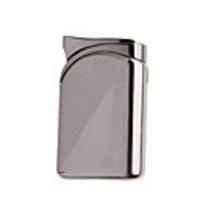 Chromed Stylish Glossy Butane Lighter with Protective Hard Case (OB003)