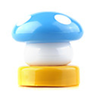 Chubby Mushroom Style Touch Lamp Blue