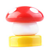 Chubby Mushroom Style Touch Lamp Red