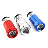 Cigarette Lighter Rechargeable Waterproof Car Flashlight 30 Lumens (Assorted Colors)