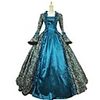 Cinderella Goddess Rococo Medieval Renaissance Vacation Dress Cosplay Costume Masquerade Women