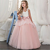 Cinderella Princess Dress Party Costume Girls