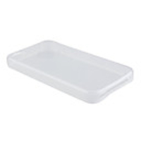 Circle Pattern Protective TPU Case for iPhone 4G Transpatent
