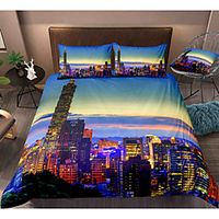 City View 3-Piece Duvet Cover Set Hotel Bedding Sets Comforter Cover with Soft Lightweight Microfiber,  Include 1 Duvet Cover,  2 Pillowcases for Double/Queen/King(1 Pillowcase for Twin/Single) miniinthebox