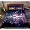 City View 3-Piece Duvet Cover Set Hotel Bedding Sets Comforter Cover with Soft Lightweight Microfiber,  Include 1 Duvet Cover,  2 Pillowcases for Double/Queen/King(1 Pillowcase for Twin/Single) miniinthebox